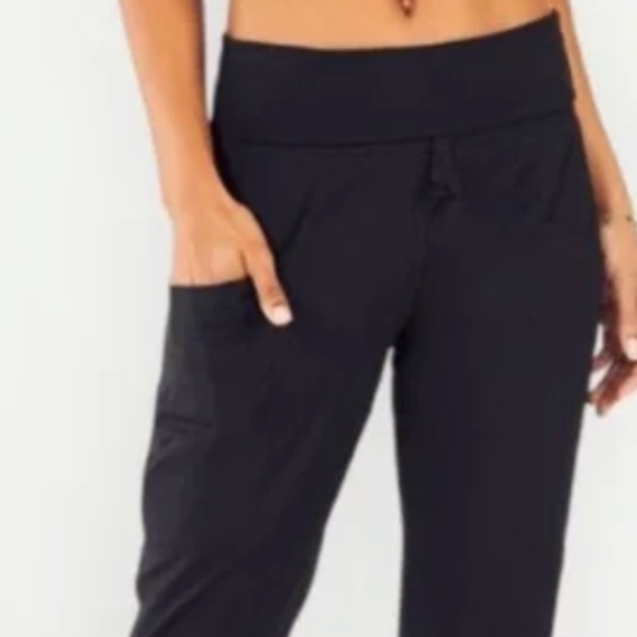 NWT 69.95 FABLETICS WOMENS MAJ TRICOT BLACK PANT XL - Picture 1 of 7